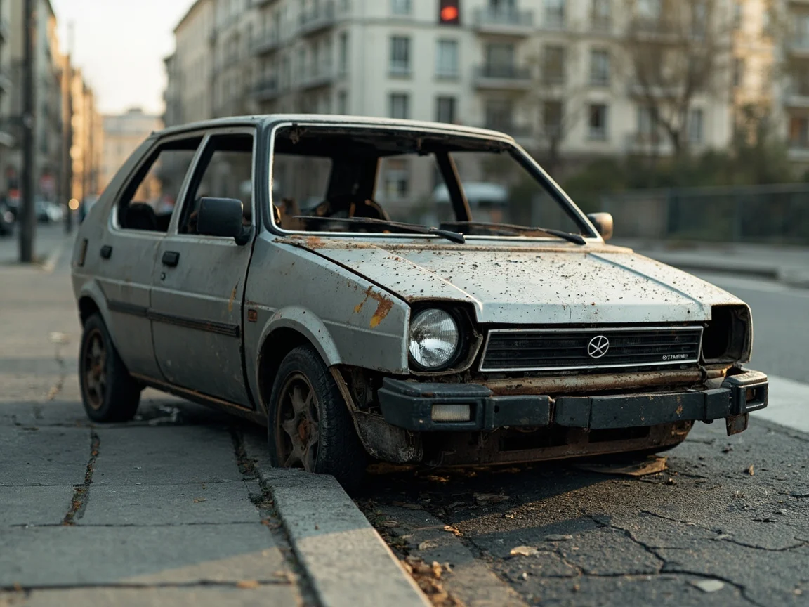 Epave voiture &middot; image &agrave; la une