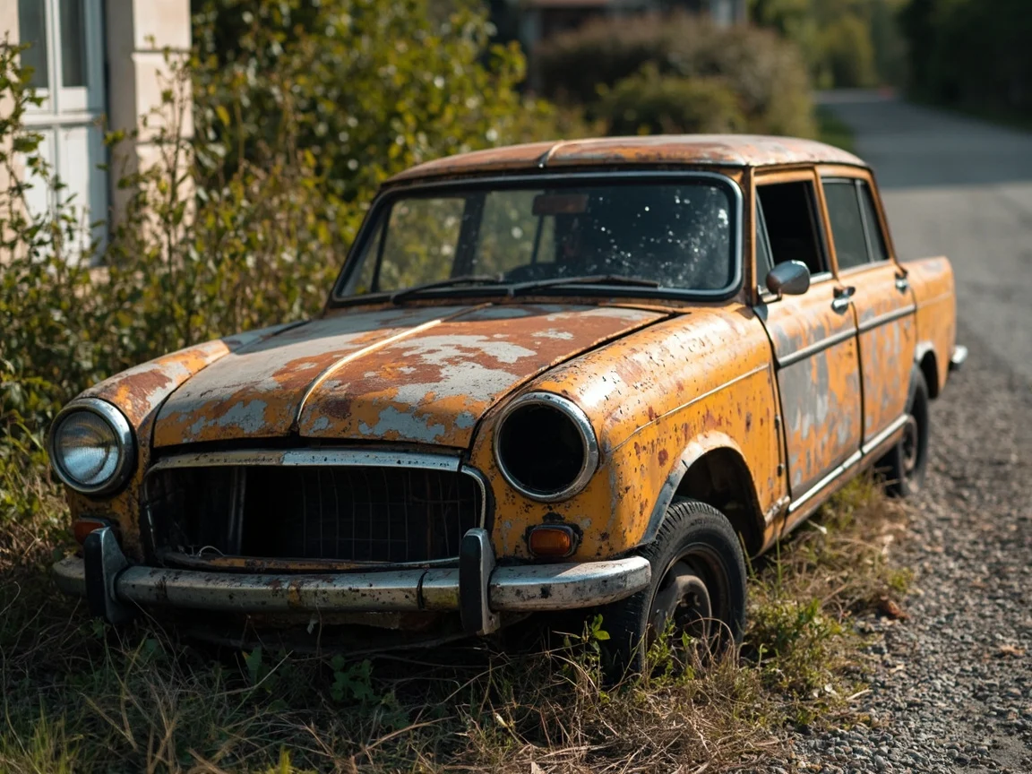 Epave voiture &middot; image &agrave; la une