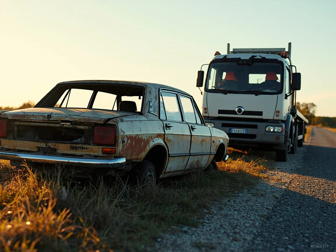 Epave voiture &middot; image &agrave; la une