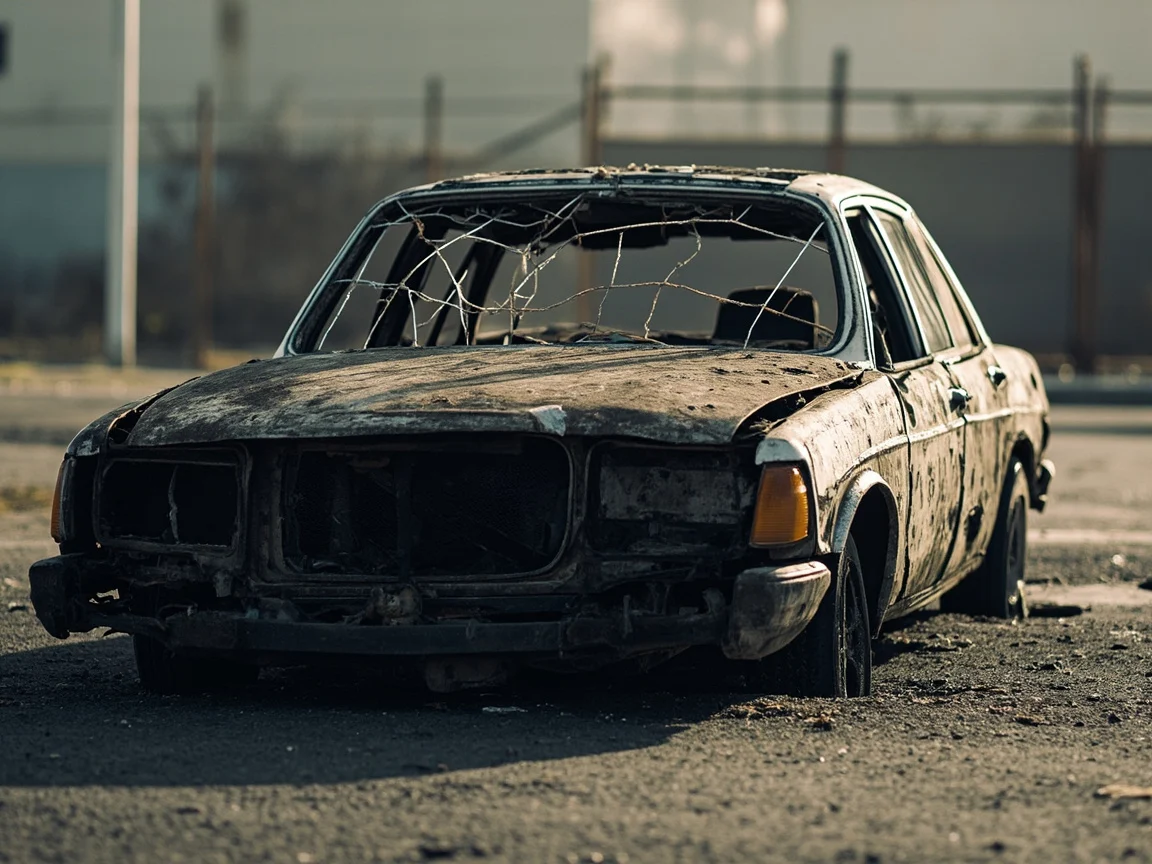 Epave voiture &middot; image &agrave; la une