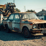 , , , ,  - Destruction voiture Varennes-Sur-Seine (77130), Seine-et-Marne