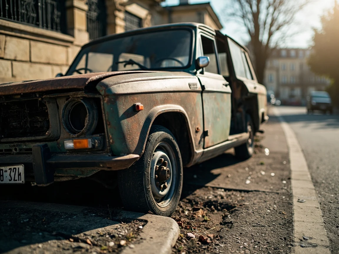 Epave voiture &middot; image &agrave; la une