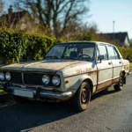 Epave voiture &mdash; Epave voiture Moisenay (Seine-et-Marne, 77950) &middot; image &agrave; la une