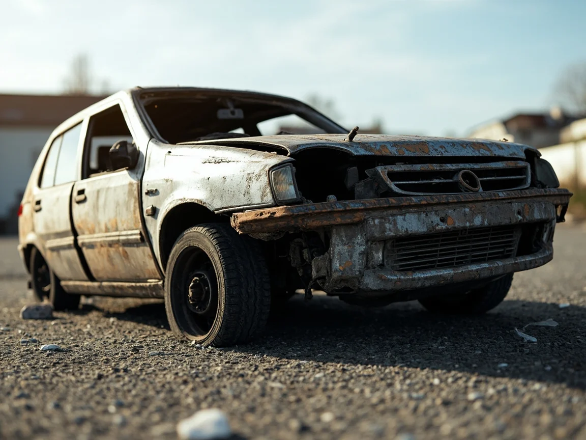 Epave voiture &middot; image &agrave; la une