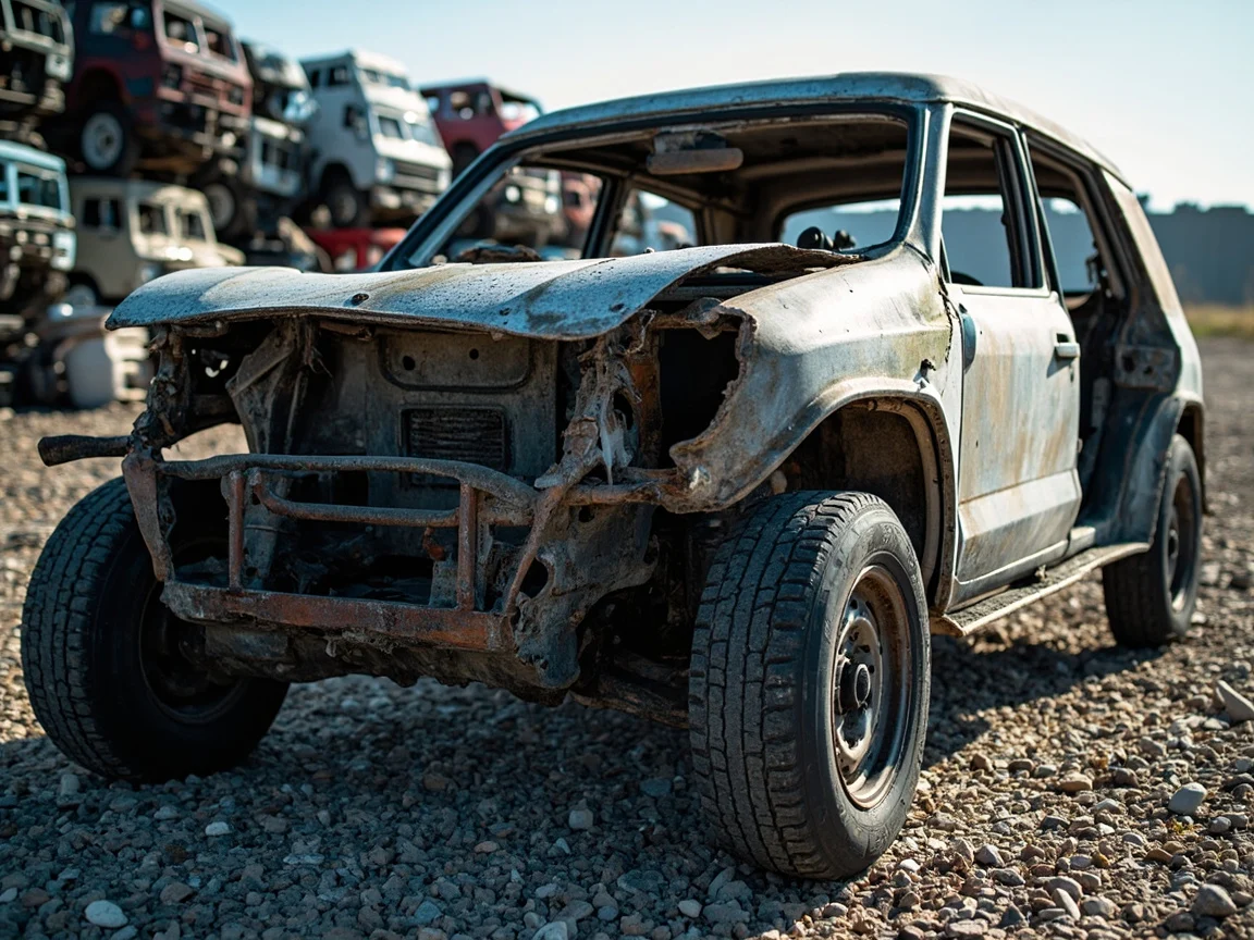 Epave voiture &middot; image &agrave; la une