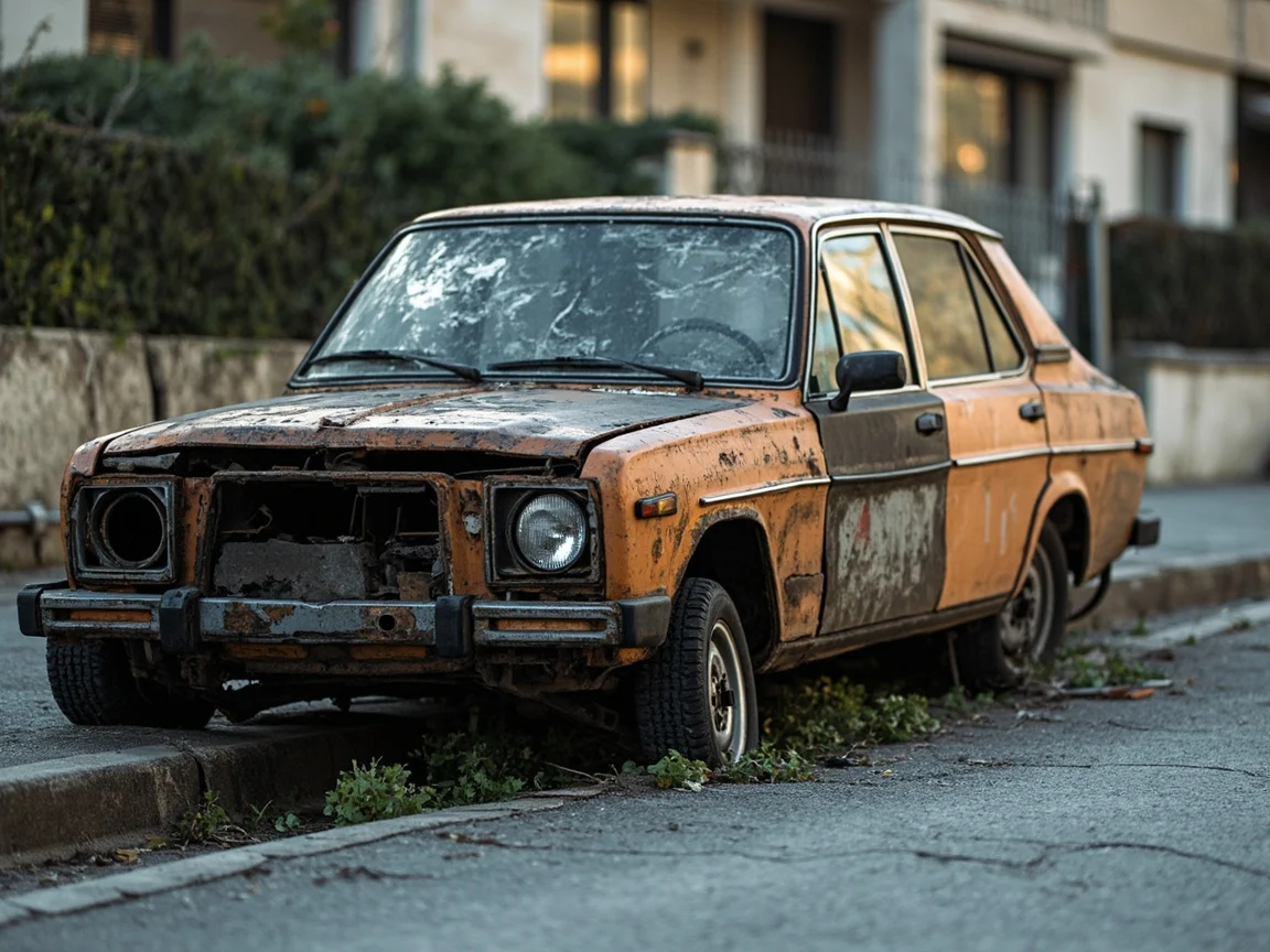 Epave voiture &middot; image &agrave; la une