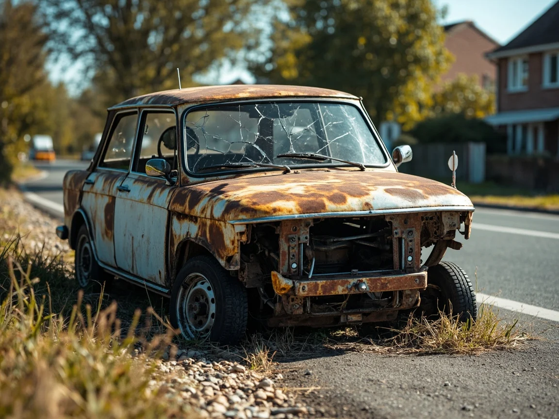 Epave voiture &middot; image &agrave; la une