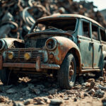 , , , ,  - Destruction voiture - Ermont / Val-d'Oise