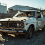 , , , ,  - Destruction voiture Nesles-La-Vall&eacute;e, 95690