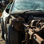, , , ,  - Destruction voiture Auvers-Saint-Georges (91580), Essonne