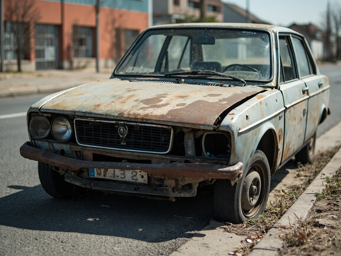 Epave voiture &middot; image &agrave; la une
