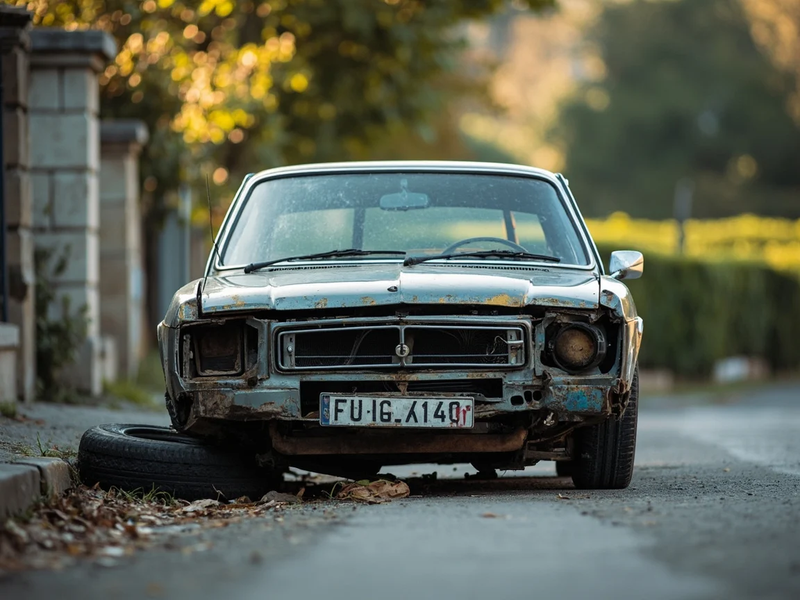 Epave voiture &middot; image &agrave; la une