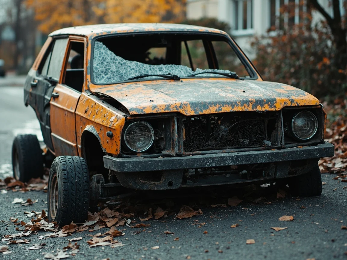 Epave voiture &middot; image &agrave; la une