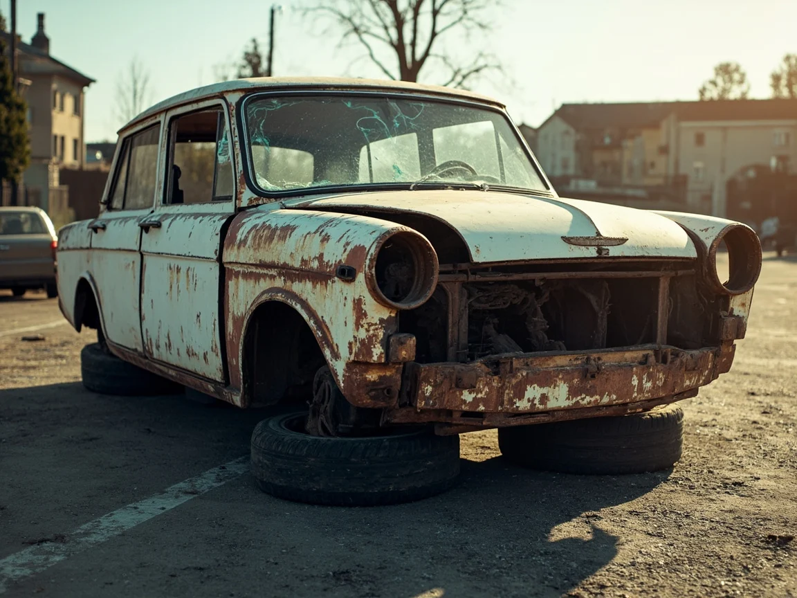 Epave voiture &middot; image &agrave; la une