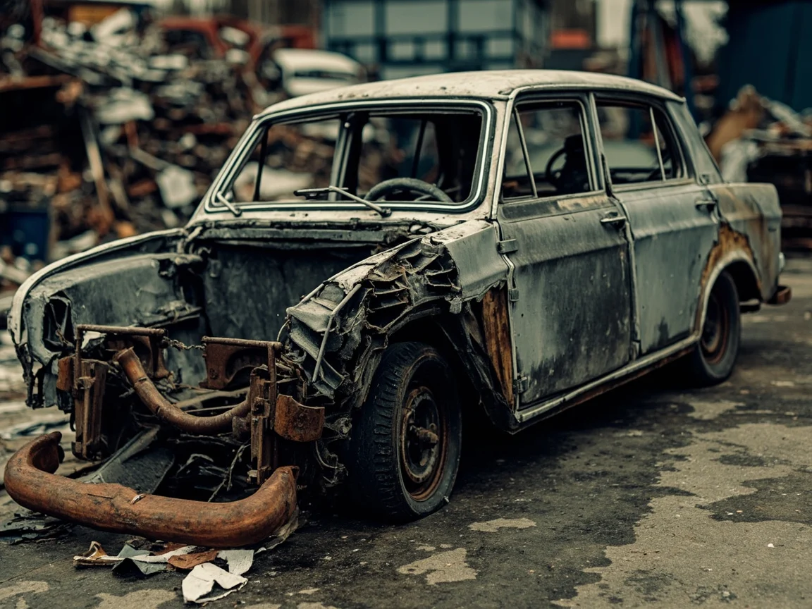 Epave voiture &middot; image &agrave; la une