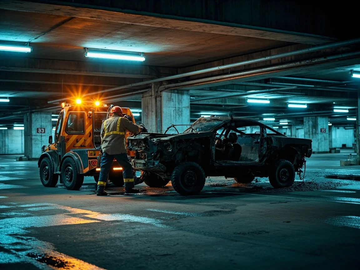 Enl&egrave;vement &eacute;pave sous-sol / parking &middot; image &agrave; la une