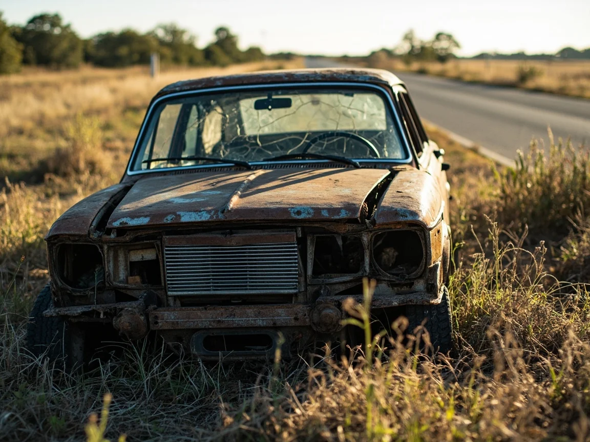 Epave voiture &middot; image &agrave; la une