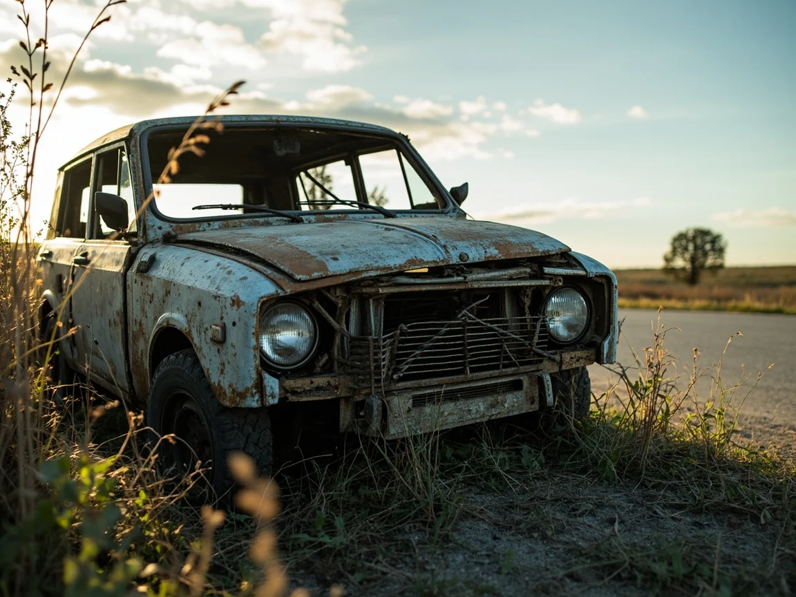 Epave voiture &middot; image &agrave; la une