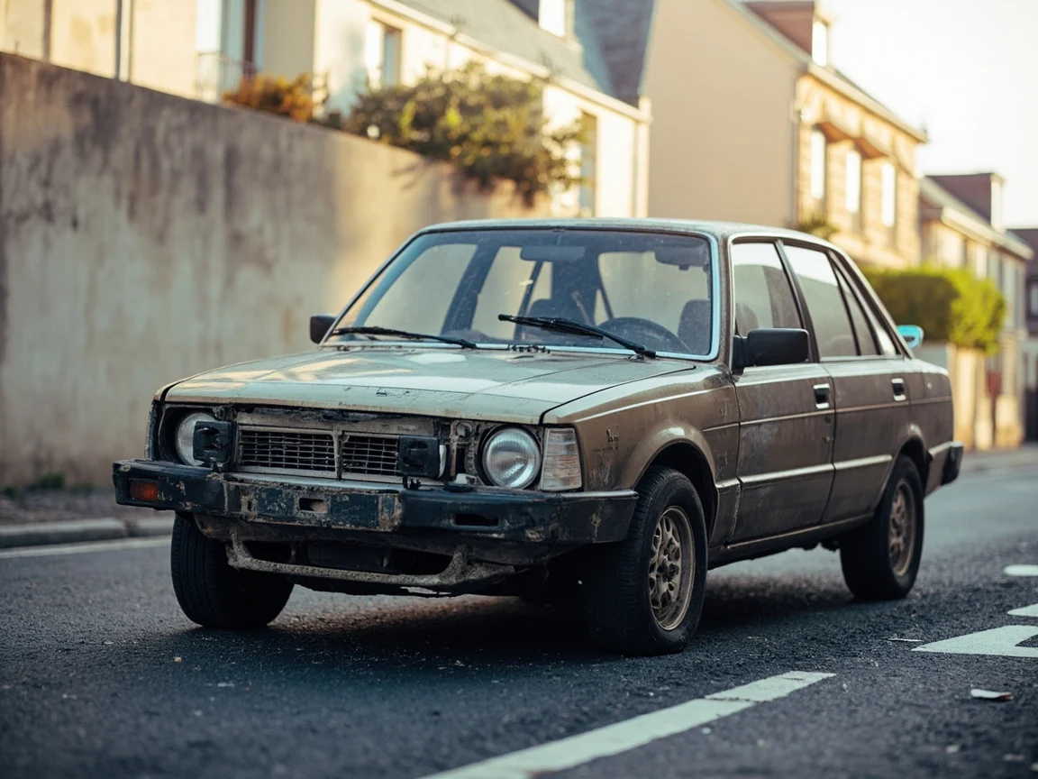 Epave voiture &middot; image &agrave; la une