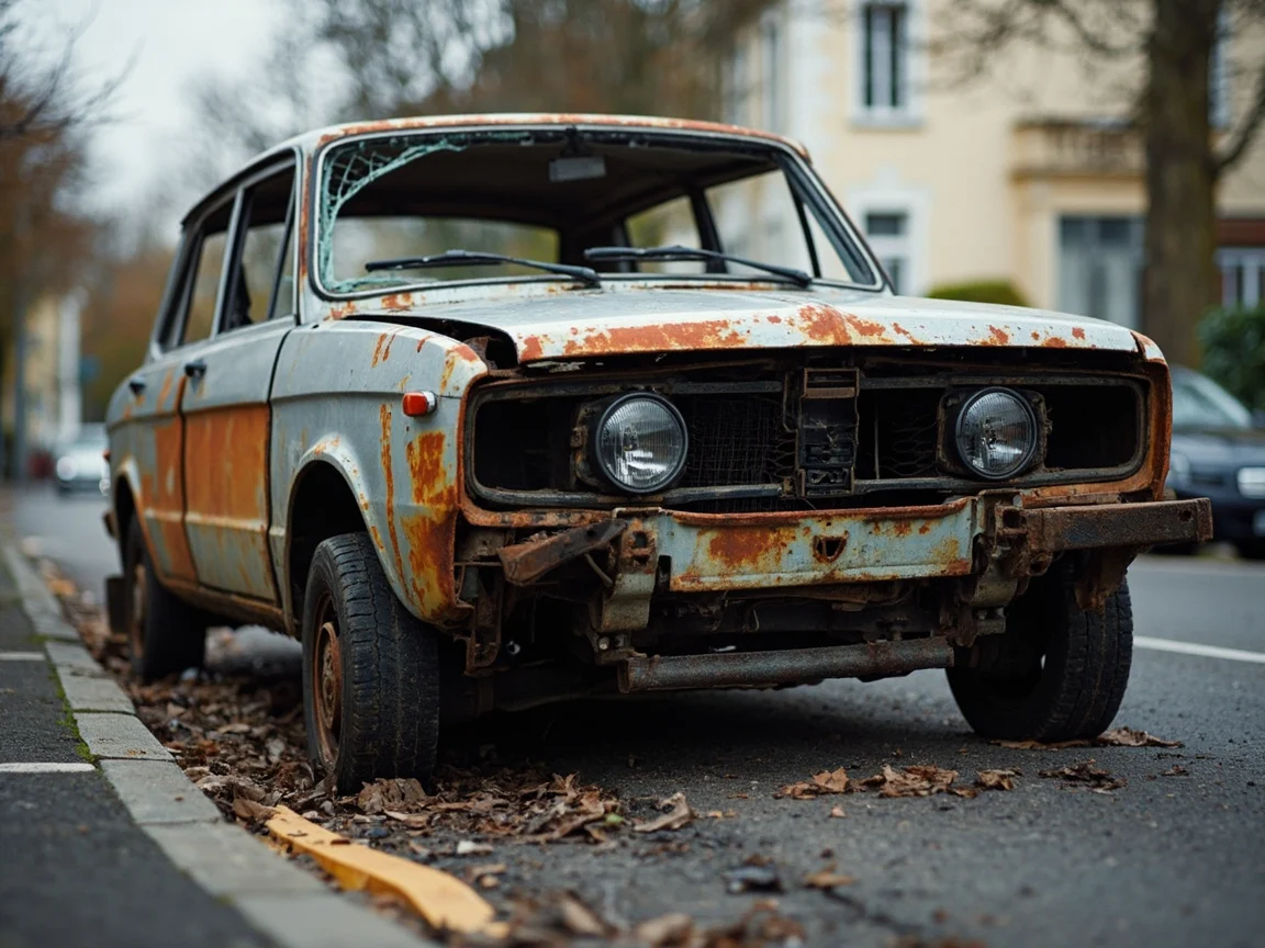 Epave voiture &middot; image &agrave; la une
