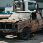 , , , ,  - Destruction voiture - Grisy-Suisnes, Seine-et-Marne (77166)