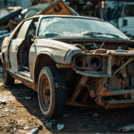 , , , ,  - Destruction voiture - Rozay-En-Brie - Seine-et-Marne
