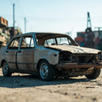 , , , ,  - Destruction voiture - Ormoy - 91