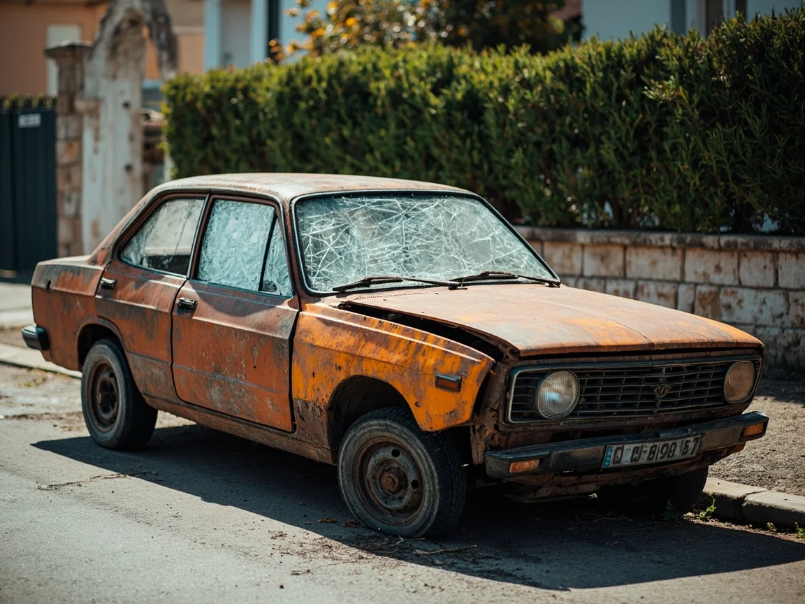 Epave voiture &middot; image &agrave; la une