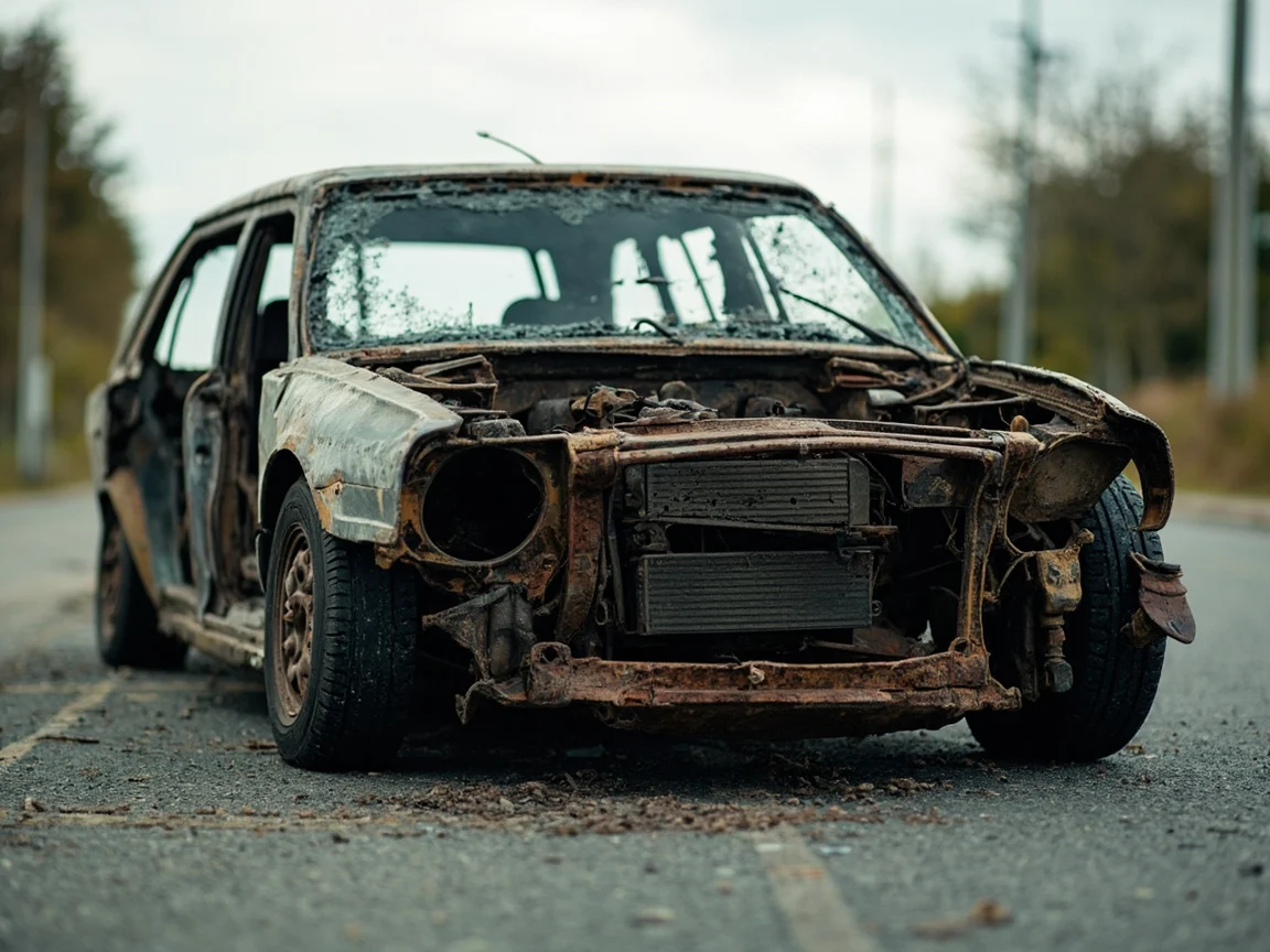 Epave voiture &middot; image &agrave; la une