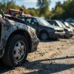 , , , ,  - Destruction voiture Br&eacute;viaires, 78610