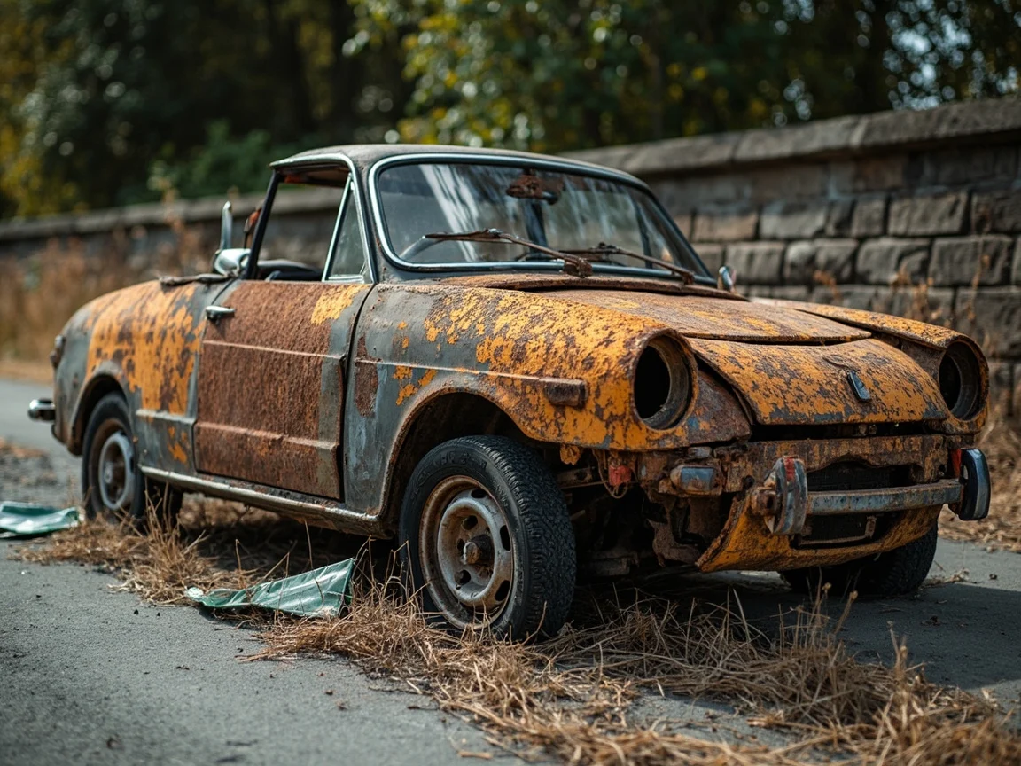 Epave voiture &middot; image &agrave; la une