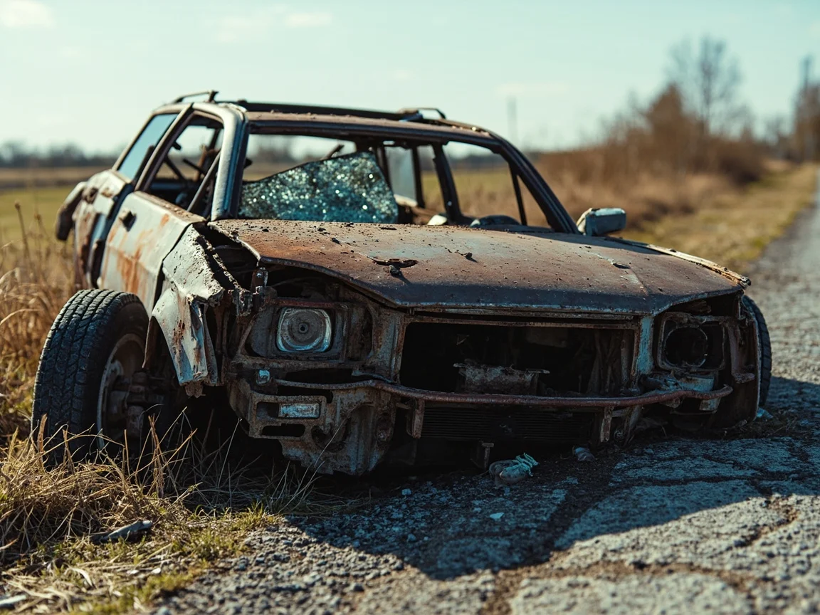 Epave voiture &middot; image &agrave; la une