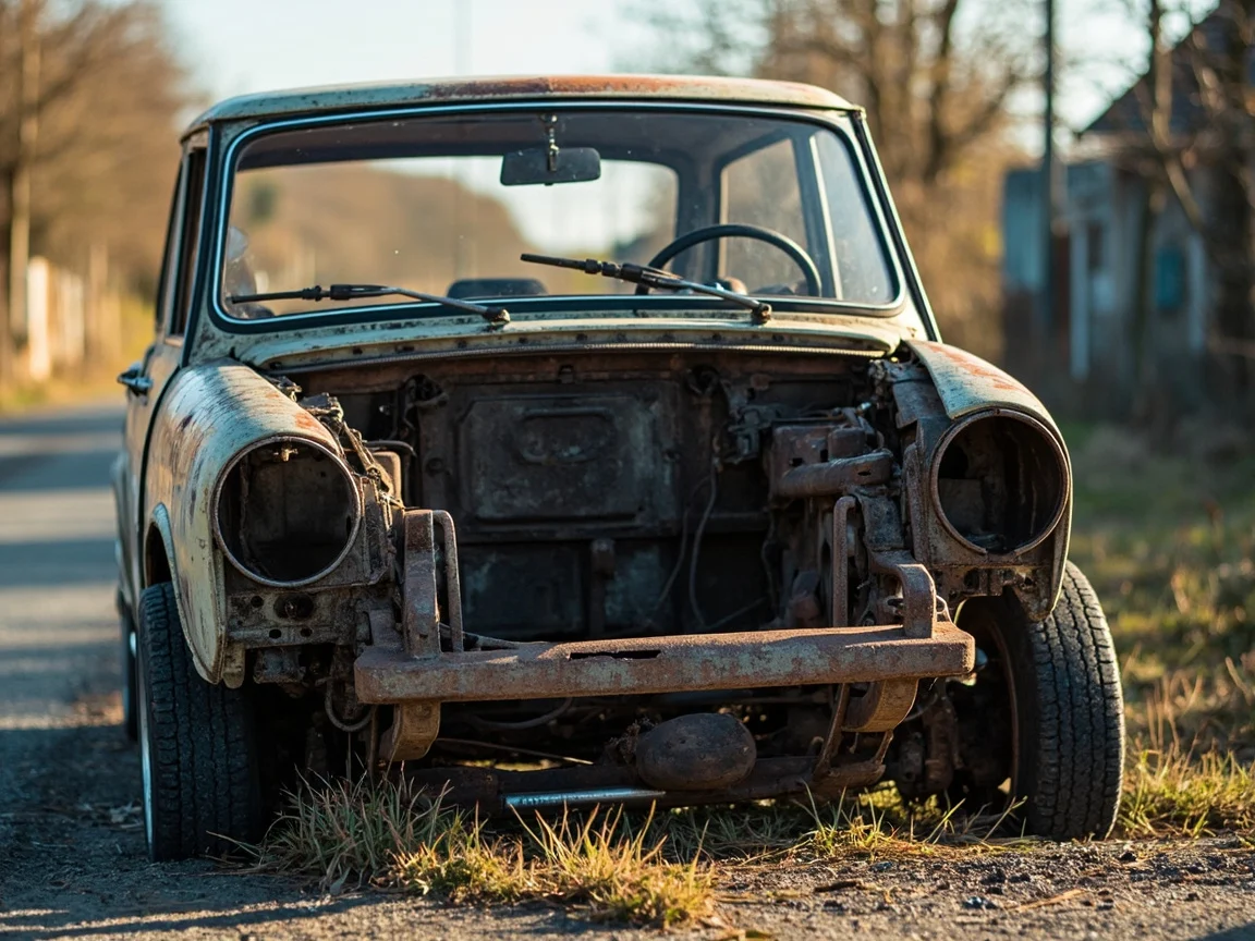 Epave voiture &middot; image &agrave; la une