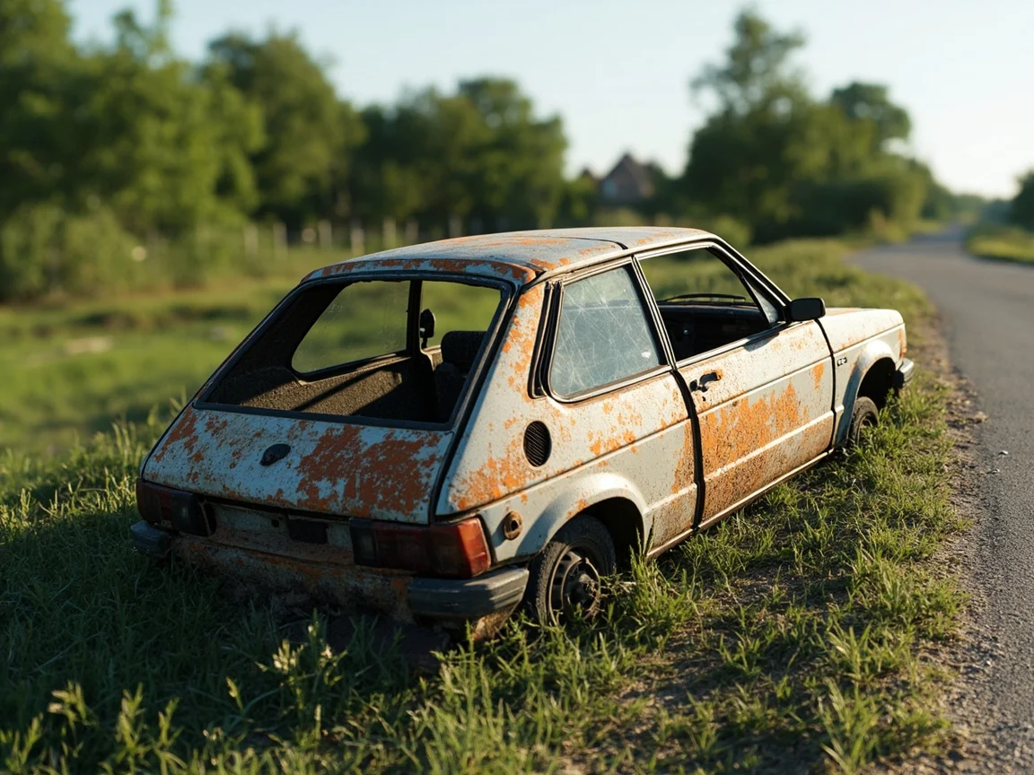 Epave voiture &middot; image &agrave; la une