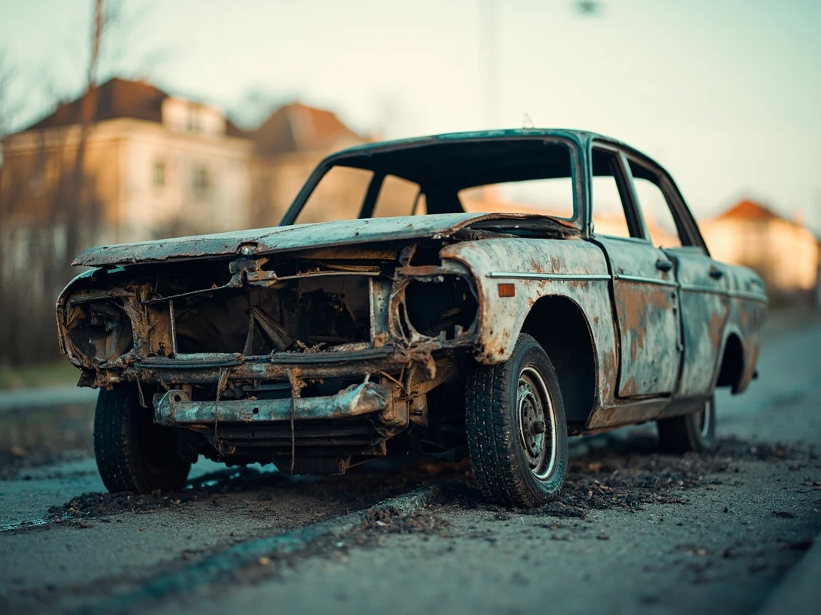 Epave voiture &middot; image &agrave; la une