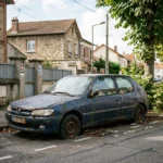 Epave voiture &mdash; Epave voiture 92 (Hauts-de-Seine) &middot; image &agrave; la une
