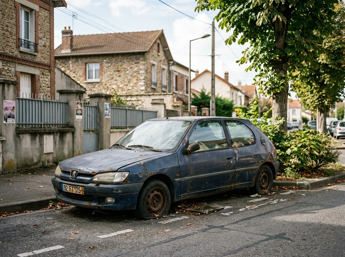 Epave voiture &middot; image &agrave; la une