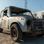 , , , ,  - Destruction voiture Chalo-Saint-Mars - 91