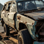 , , , ,  - Destruction voiture - Limeil-Br&eacute;vannes (94450, Val-de-Marne)