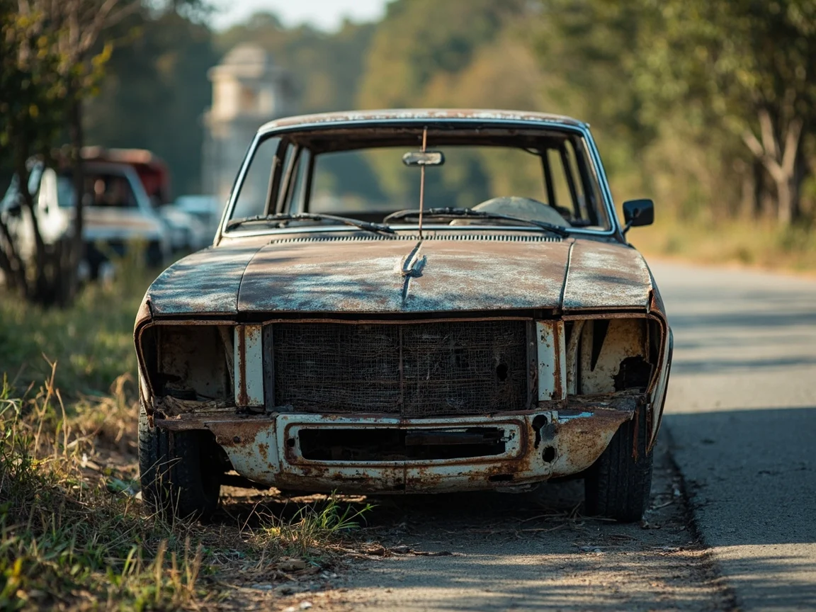 Epave voiture &middot; image &agrave; la une