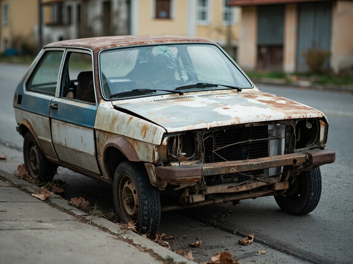 Epave voiture &middot; image &agrave; la une