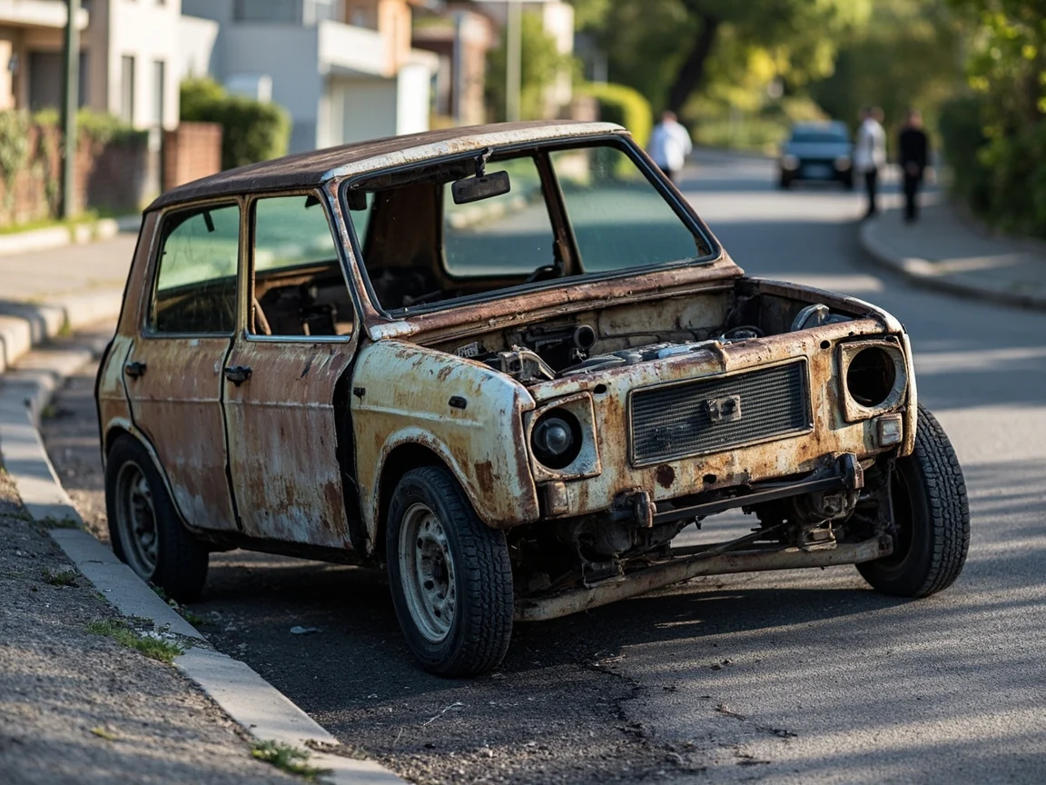 Epave voiture &middot; image &agrave; la une