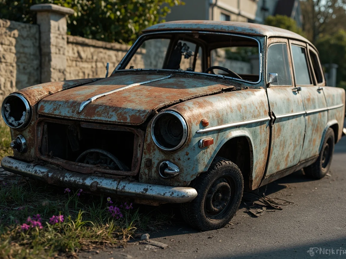 Epave voiture &middot; image &agrave; la une