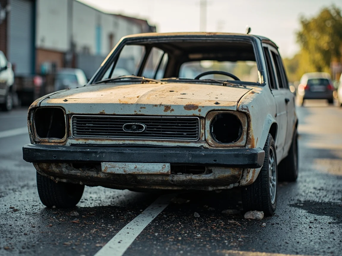 Epave voiture &middot; image &agrave; la une