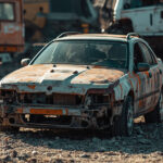 , , , ,  - Destruction voiture - Monthyon - 77122 - 77