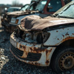 , , , ,  - Destruction voiture 77690 - Montigny-Sur-Loing (Seine-et-Marne)