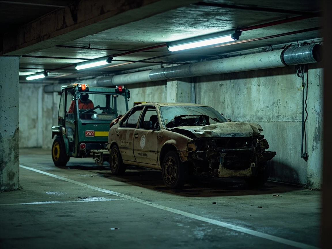 Enl&egrave;vement &eacute;pave sous-sol / parking &middot; image &agrave; la une