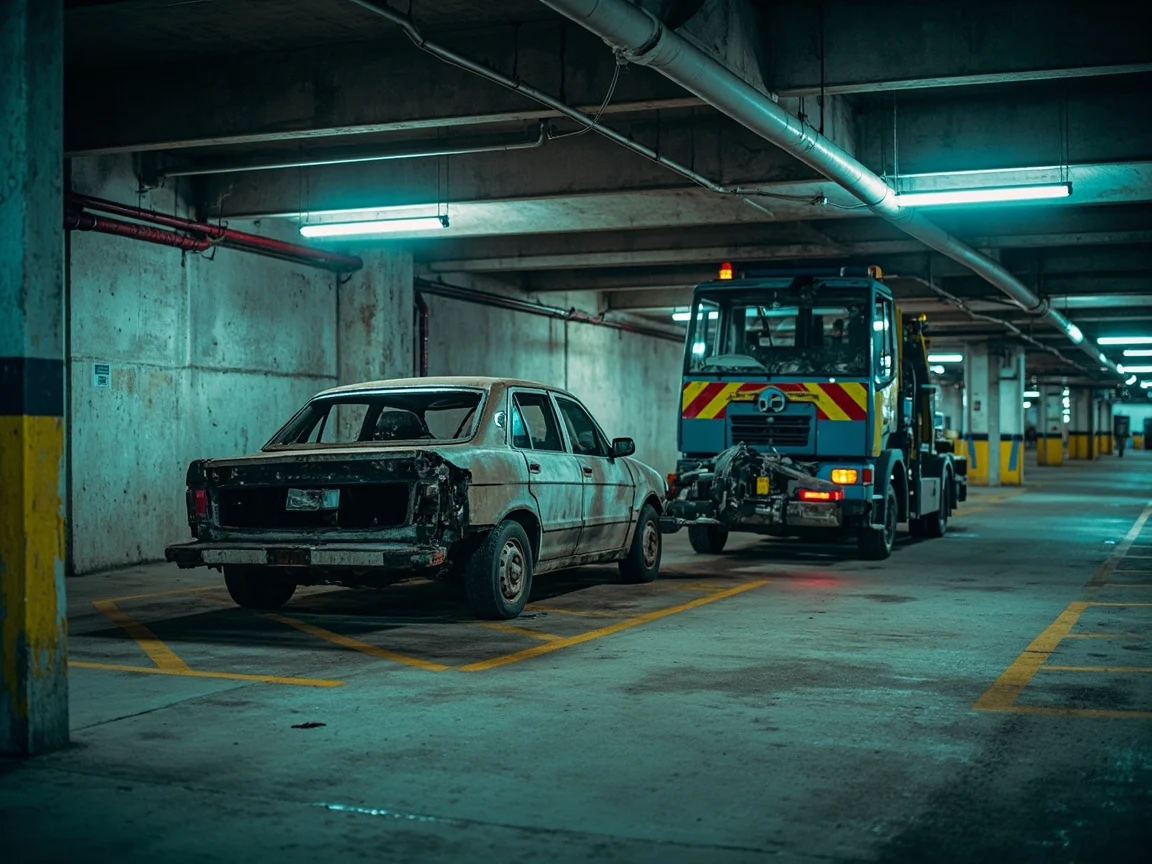 Enl&egrave;vement &eacute;pave sous-sol / parking &middot; image &agrave; la une