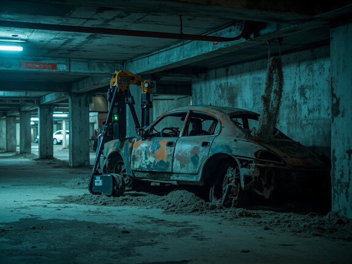Enl&egrave;vement &eacute;pave sous-sol / parking &middot; image &agrave; la une