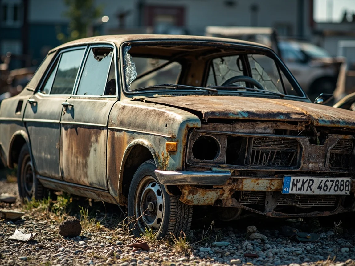 Epave voiture &middot; image &agrave; la une